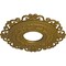 Ekena Millwork Orrington Ceiling Medallion (Fits Canopies up to 6 1/4"), 22"OD x 6 1/4"ID x 1 3/4"P, Gold CM22ORGLS - alternate 4